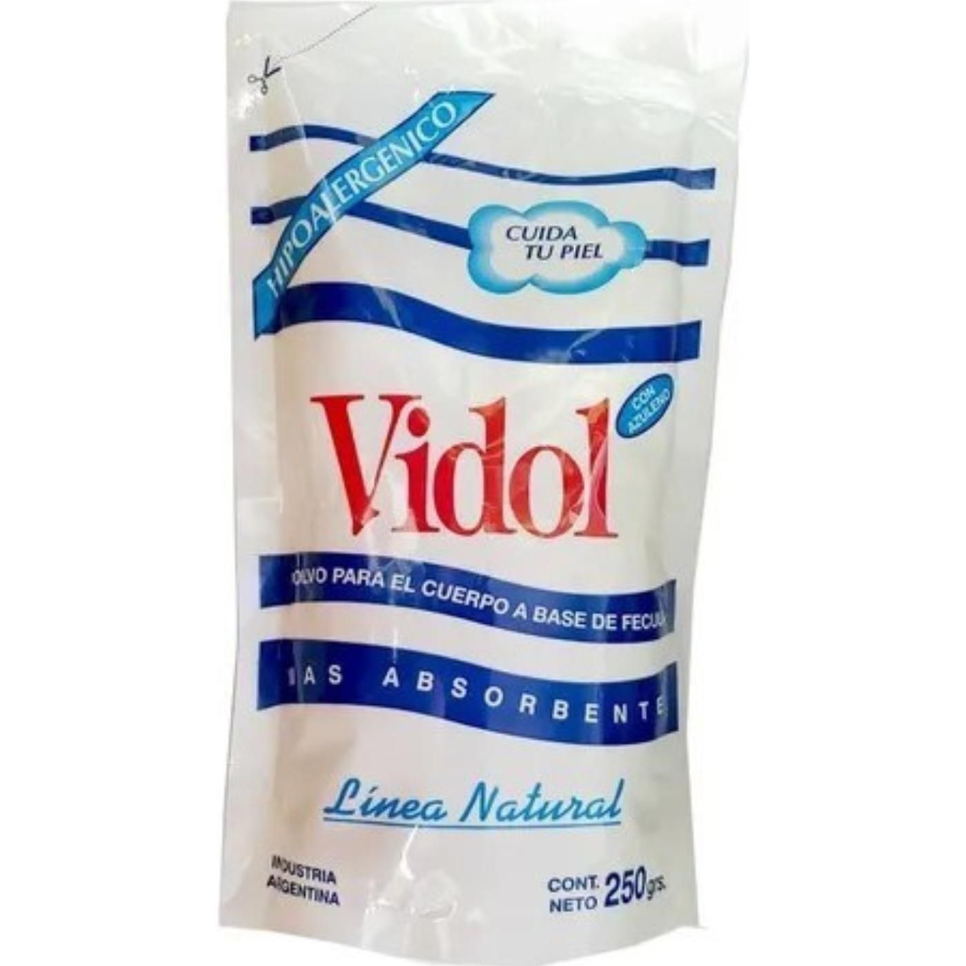Talco Vidol Fecula Bolsa 250 g