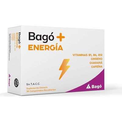 Bago + Energia X 30 Comprimidos