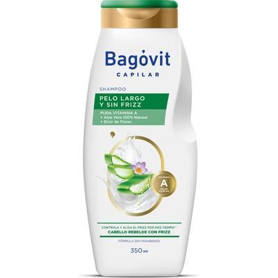 Shampoo Bagóvit Pelo Largo Y Sin Frizz 350 ml