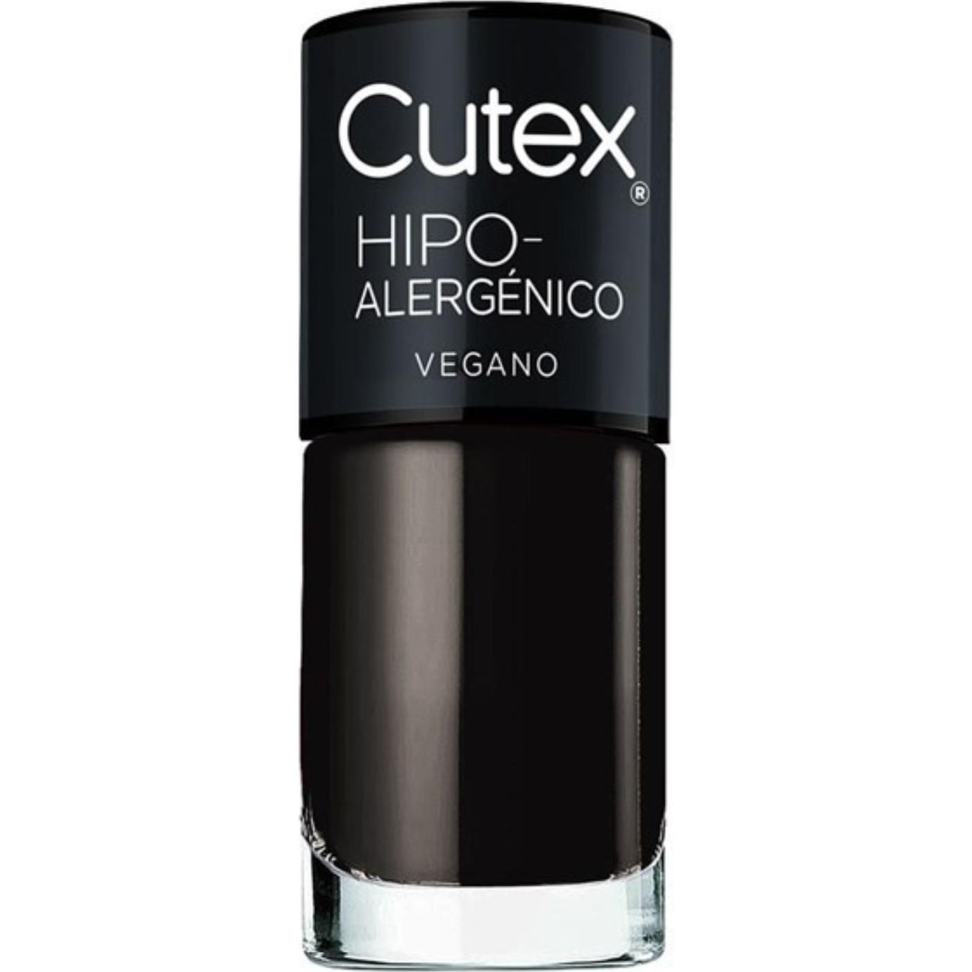 Esmalte De Uñas Hipoalergénico Cutex Tono Negro Noche 1 Unidad