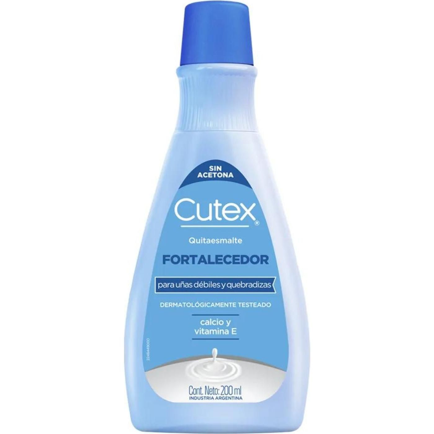 Quitaesmalte Cutex Fortalecedor 200 ml