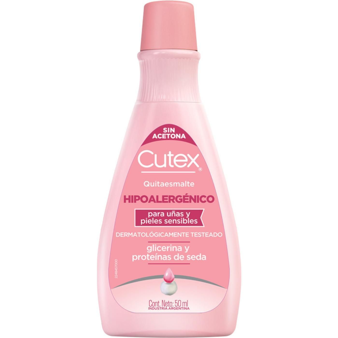 Cutex Quitaesmalte Hipoalergenico 50 ml