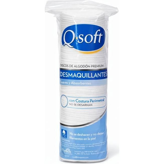 Discos De Algodon Q Soft Desmaquillante 70 Unidades