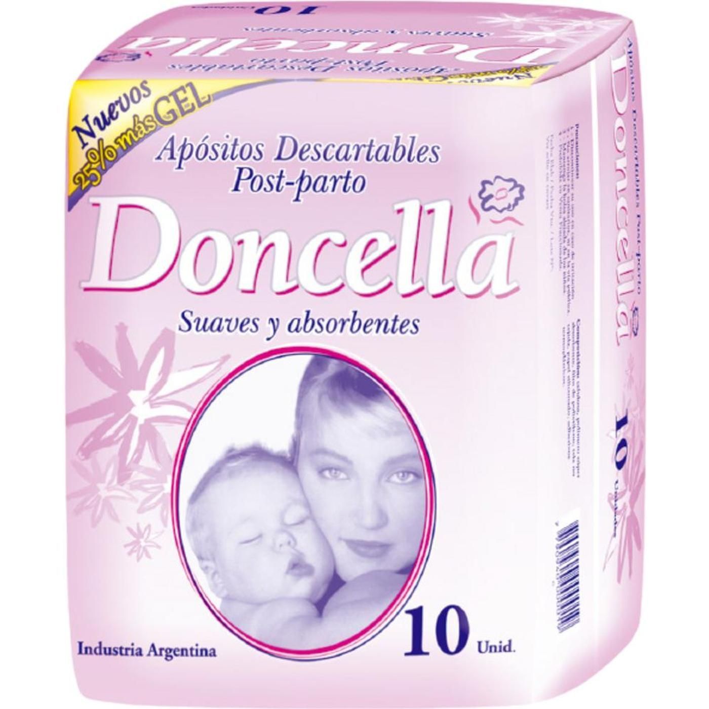 Apósitos Doncella Post Parto 10 Unidades