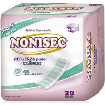Nonisec Refuerza Pañal X 20 Unidades