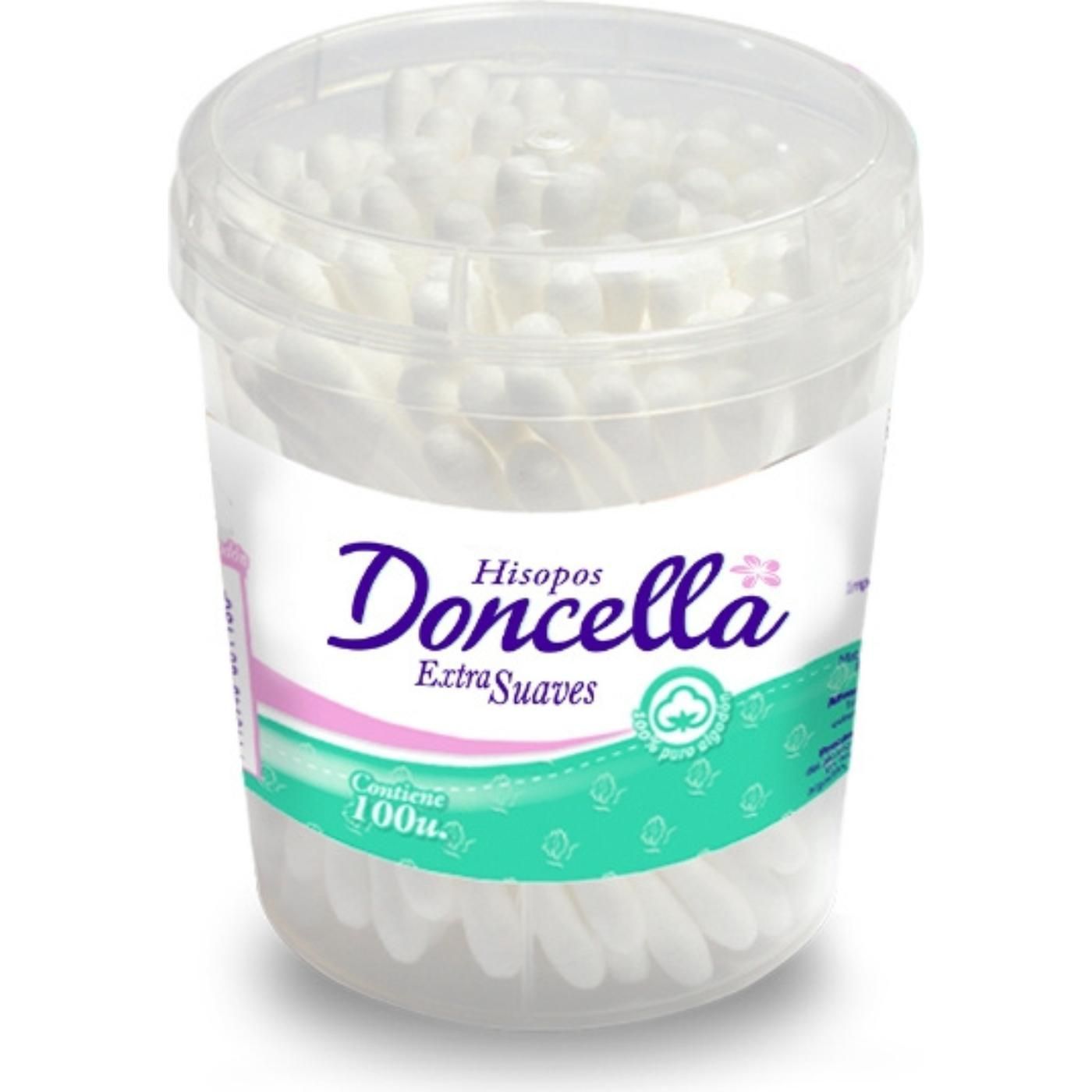 Hisopos Doncella Extra Suaves 100 Unidades