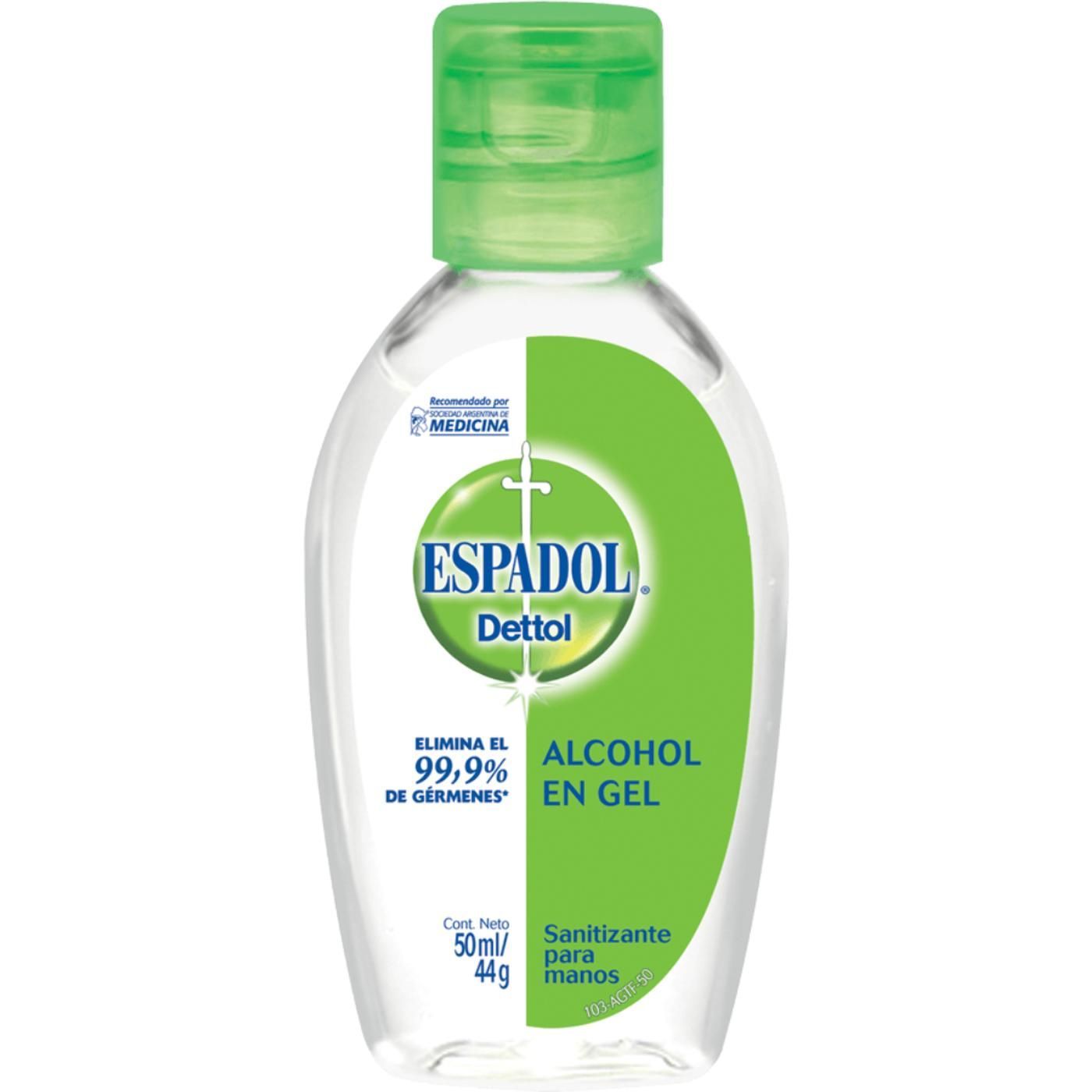 Alcohol En Gel Dettol 50 ml