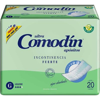 Comodin Incontinencia Fuerte X 20 Unidades