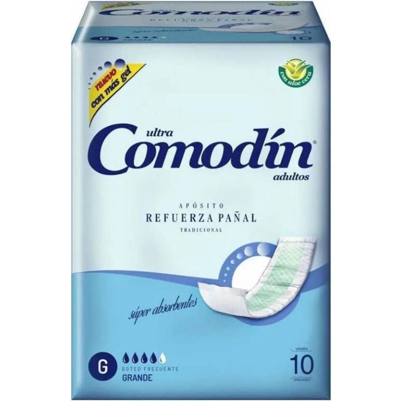 Apositos Comodin Post Parto Refuerzo Pañal Tradicional Grande 10 Unidades