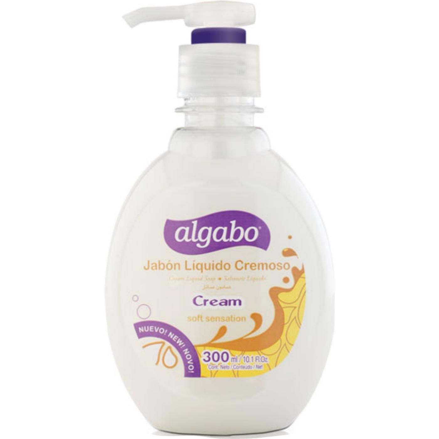 Jabón Líquido Algabo Cremoso 300 ml
