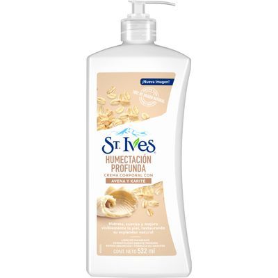 Crema Corporal St. Ives Humectación Profunda Avena Y Karité 532 ml
