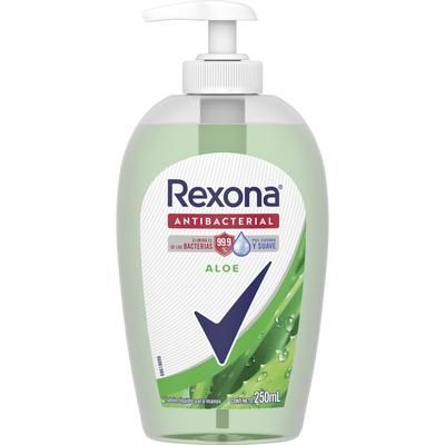 Jabón Líquido Rexona Antibacterial Aloe 250 ml