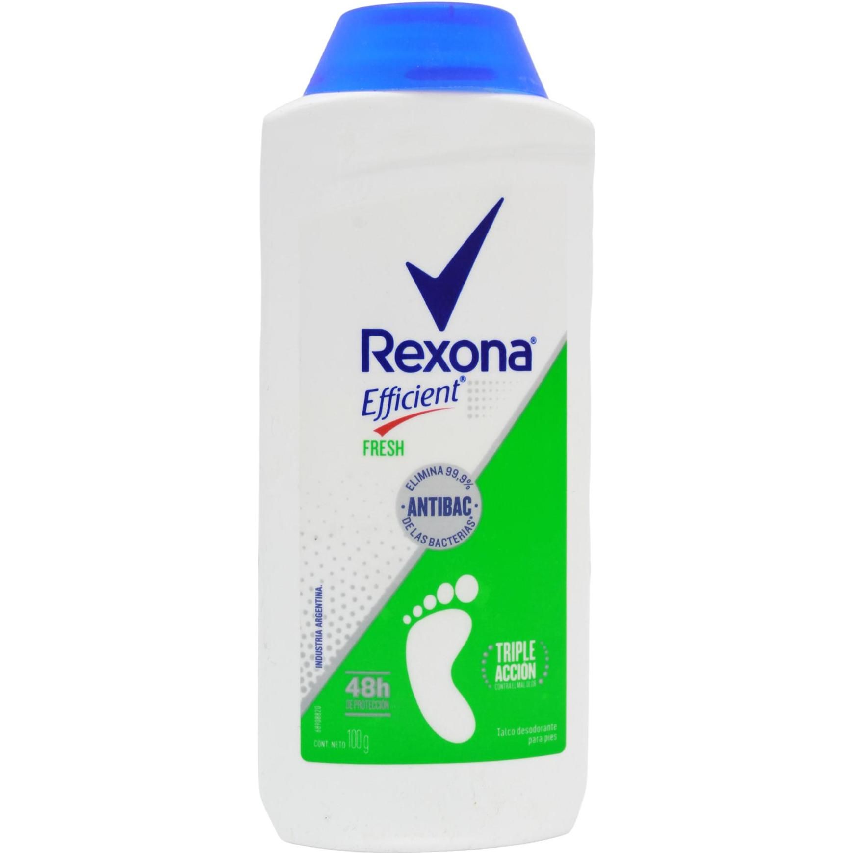 Talco Desodorante Rexona Efficient Fresh 100 g