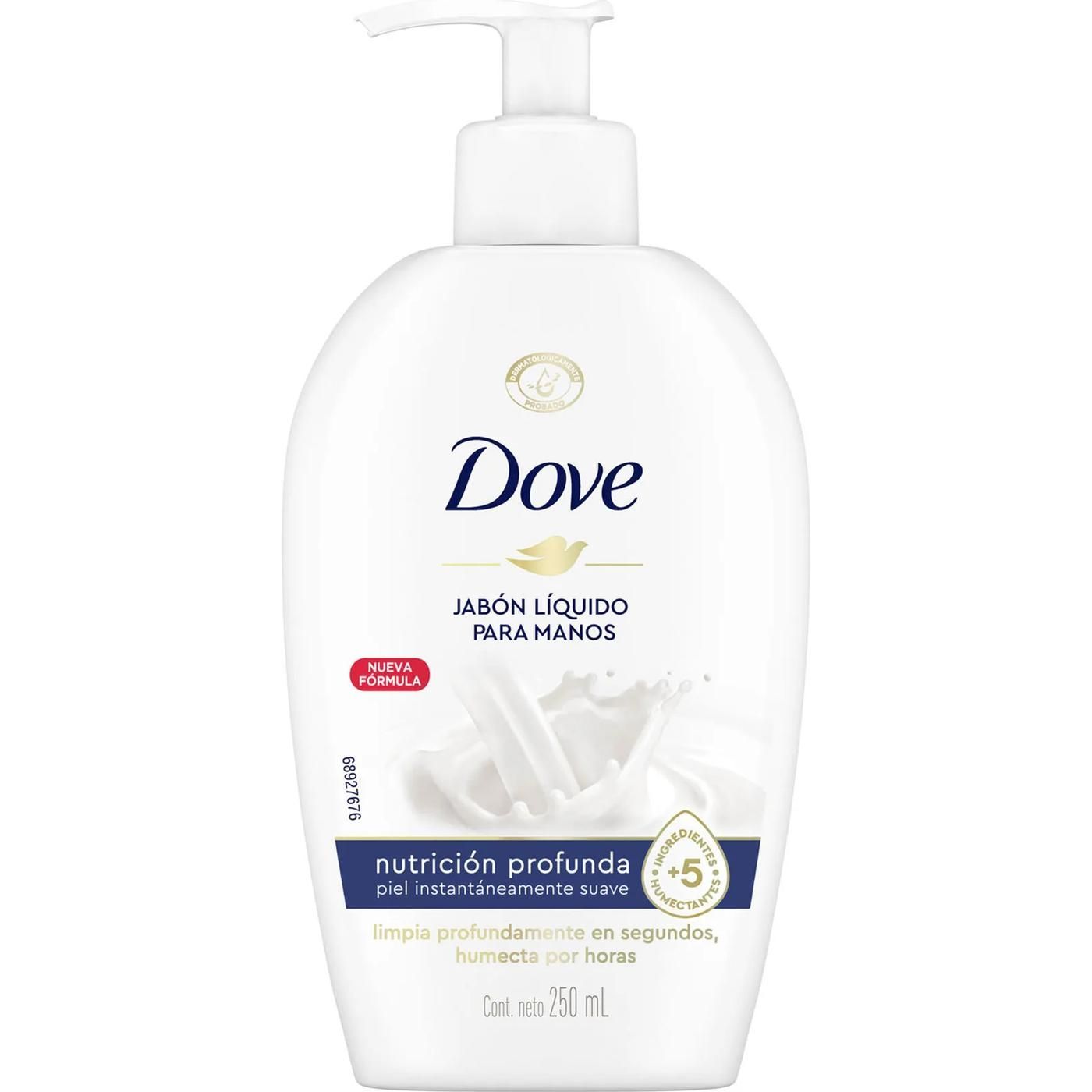 Jabón Líquido Dove Nutrición Para Manos Profunda 250 ml