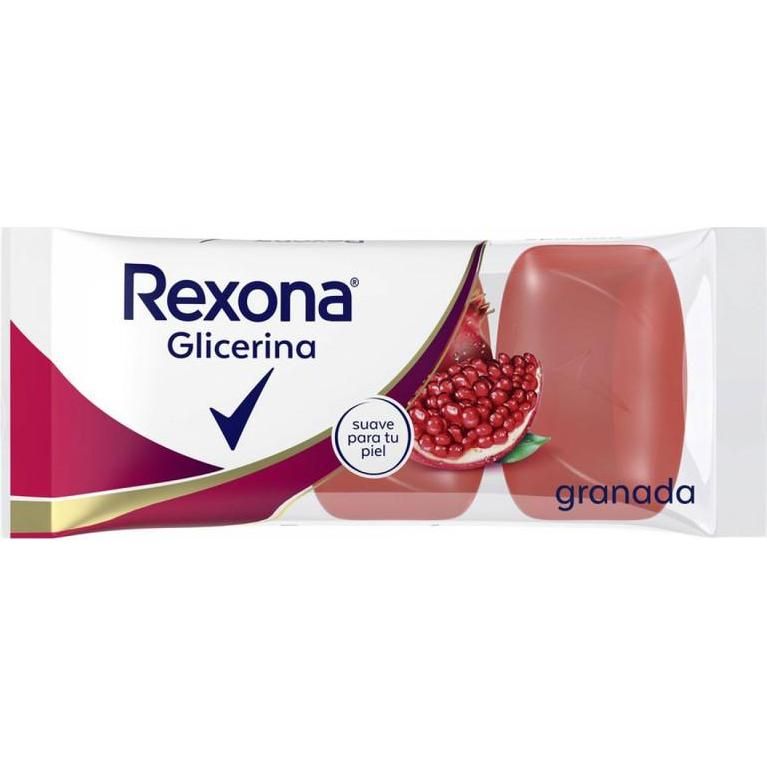 Jabón Rexona Frutos Rojos De Glicerina 3 x 90 g