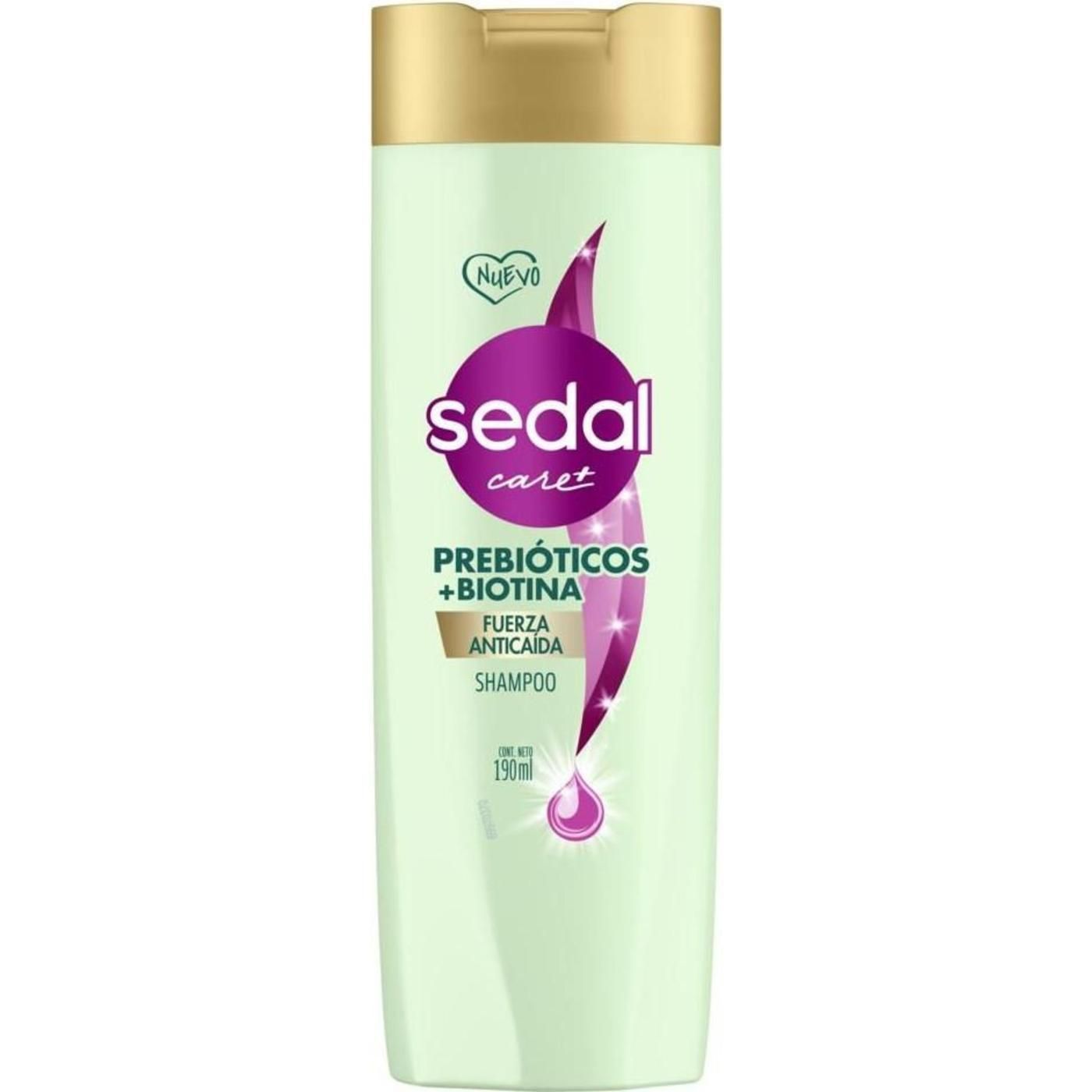 Shampoo Sedal Prebióticos Más Biotina 190 ml
