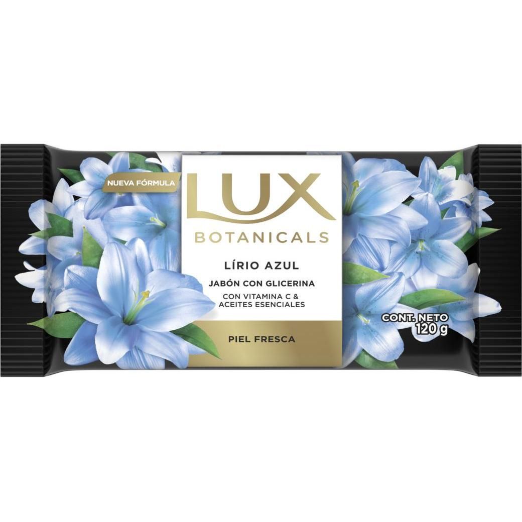 Jabón Tocador Lírio Azul Glicerina Lux 120 Gr