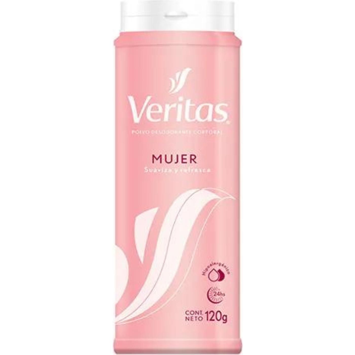 Talco Veritas Polvo Mujer 120 g