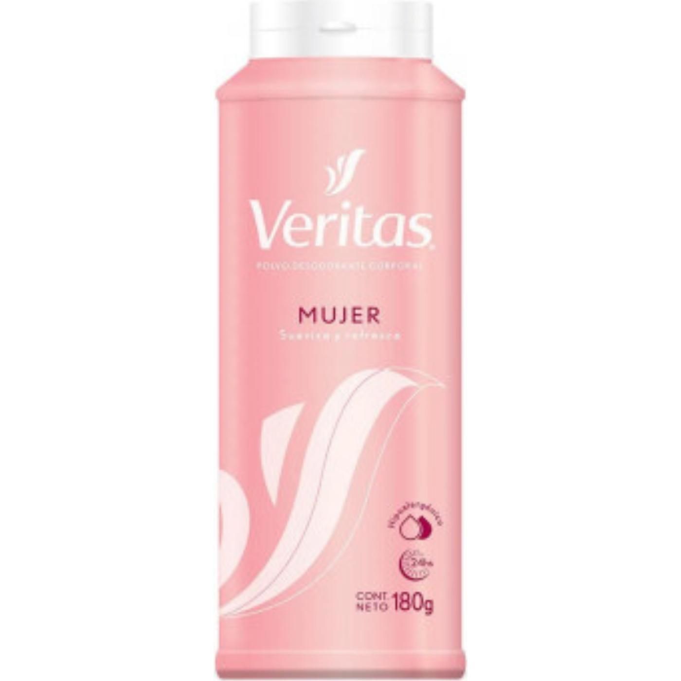 Polvo Desodorante Veritas Suavidad Delicada 180 g