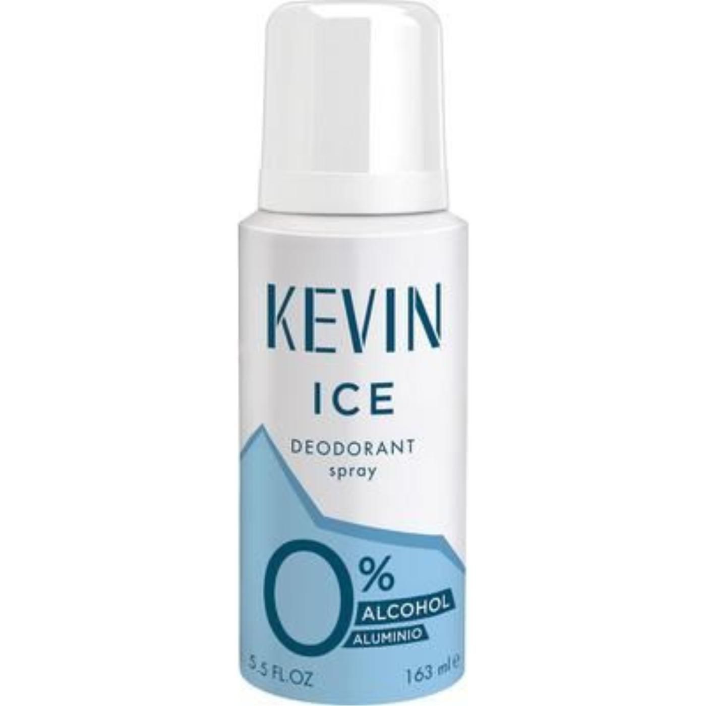 Desodorante Kevin En Aerosol Ice 0% Alcohol 163 ml