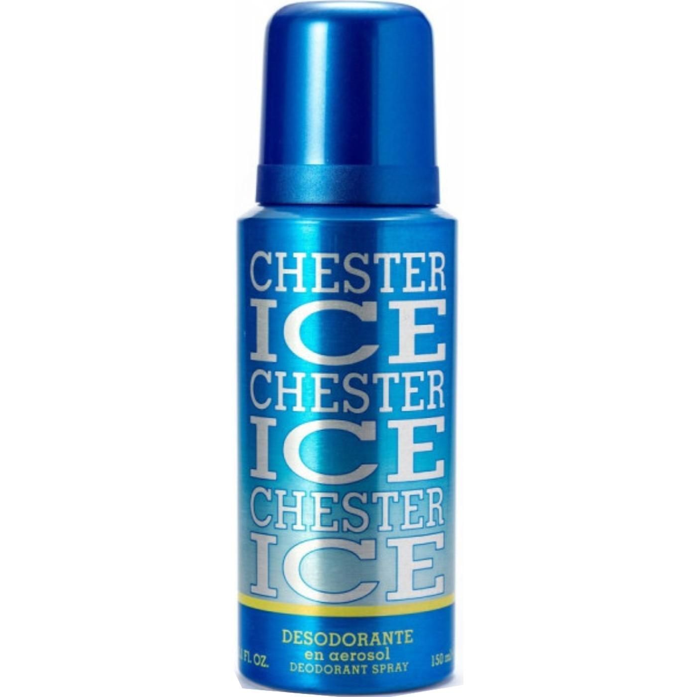 Desodorante Masculino Chester Ice En Aerosol 150 ml