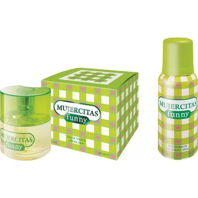 Set Estuche Mujercitas Funny Colonia 40 ml + Desodorante 102 ml