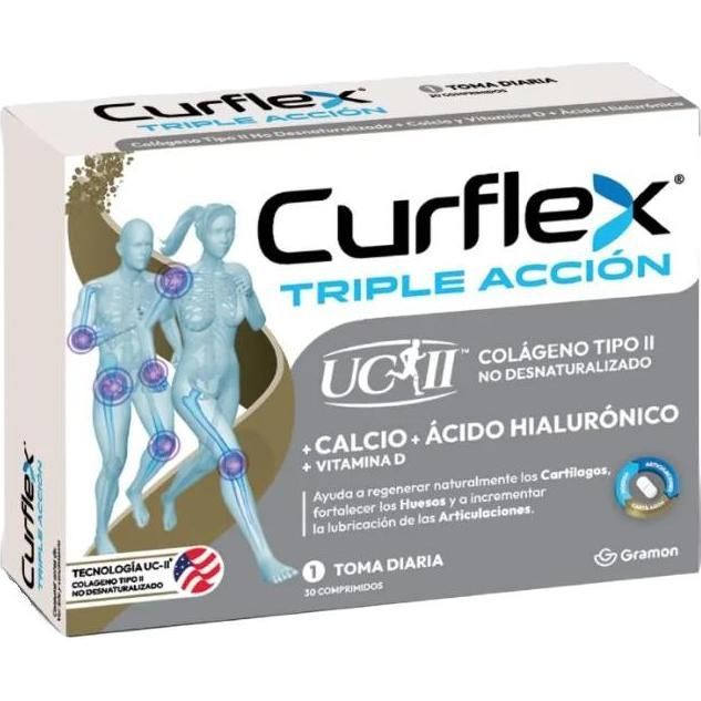 Suplemento Gramon Curflex Triple Acción Comprimidos 30 Unidades