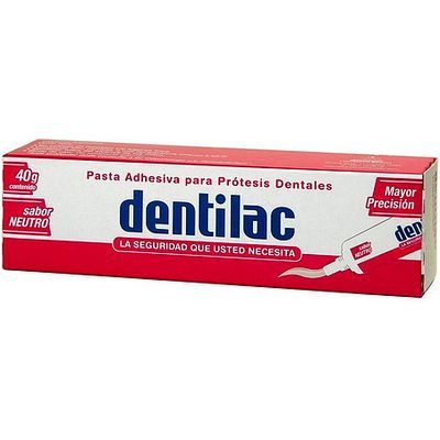 Dentilac Neutro Pasta Adhesiva Para Prórtesis Dentales 40G