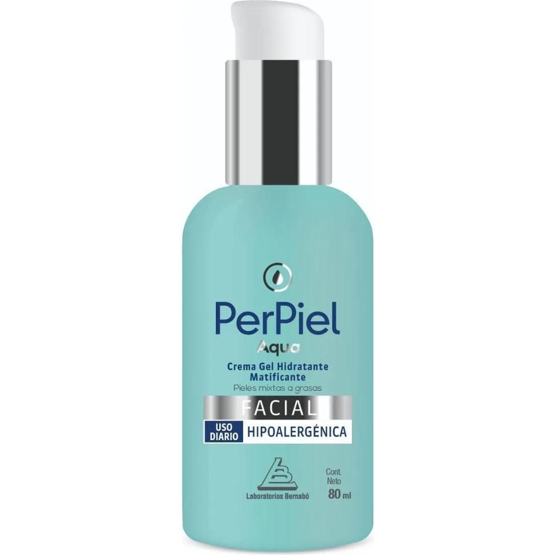 Crema Gel Hidratante Perpiel Aqua Matificante Facial 80 ml