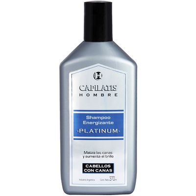 Shampoo Platinum para Cabello con Canas Capilatis 410 Ml