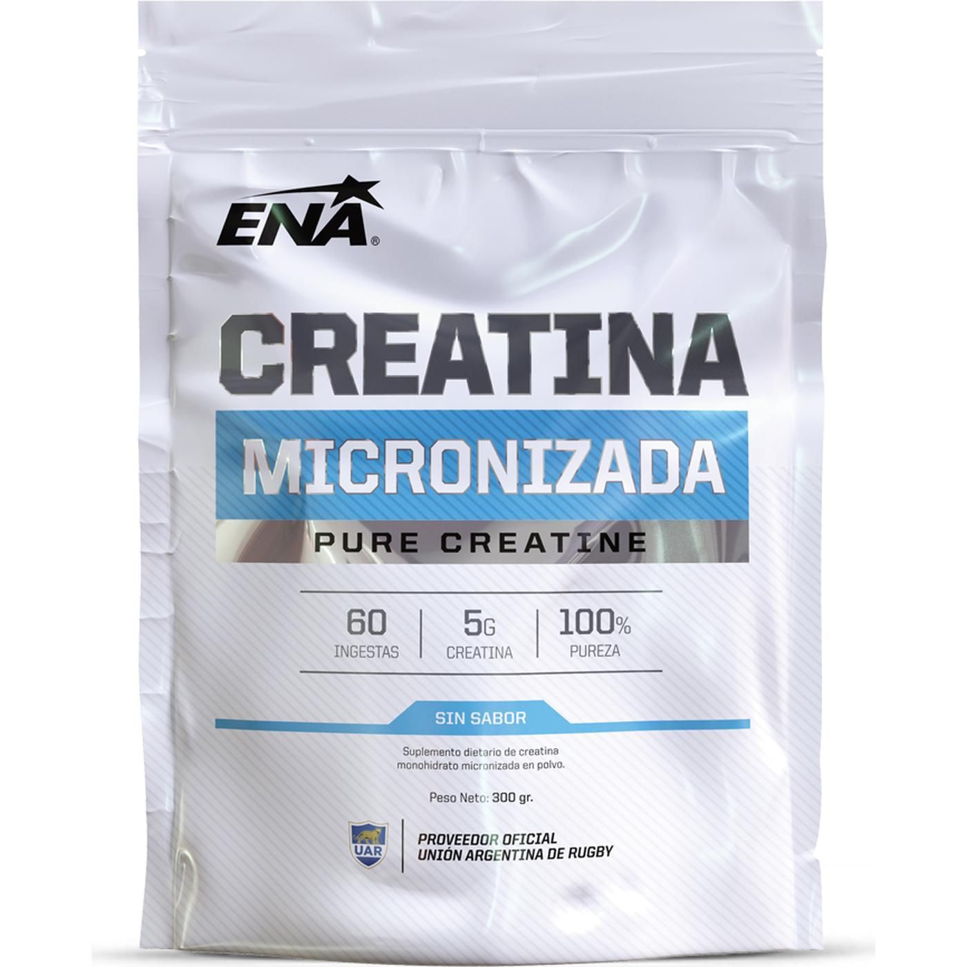 Suplemento Deportivo Ena Creatina Micronizada Sabor Neutro 300 g
