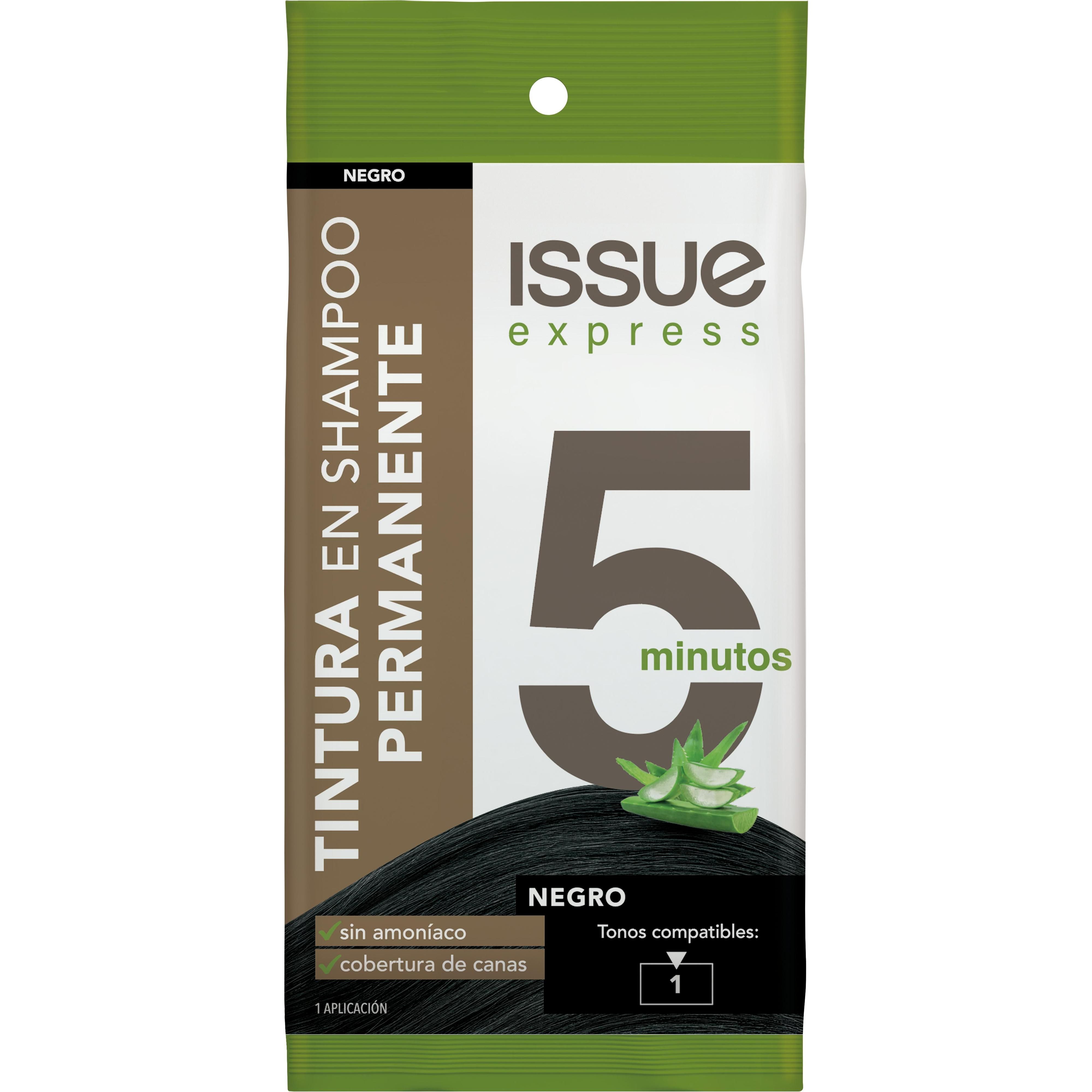 Tintura En Shampoo Issue 5 Minutos Negro