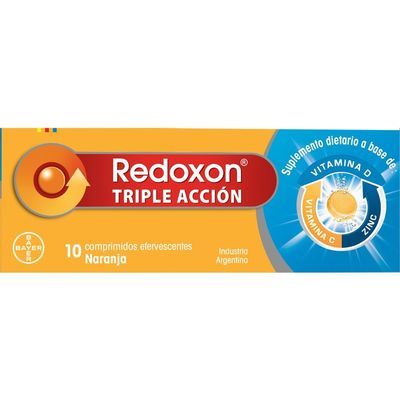 Redoxon Triple Acción Efervescente X 10 Comprimidos
