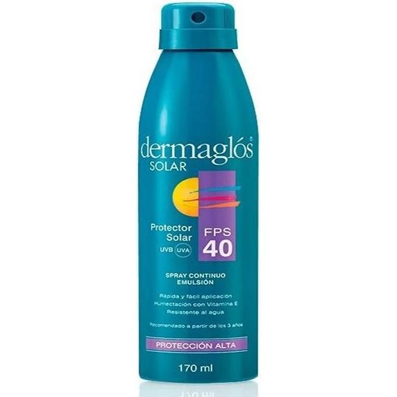 Protector Solar Dermaglós En Aerosol Fps 40 170 ml