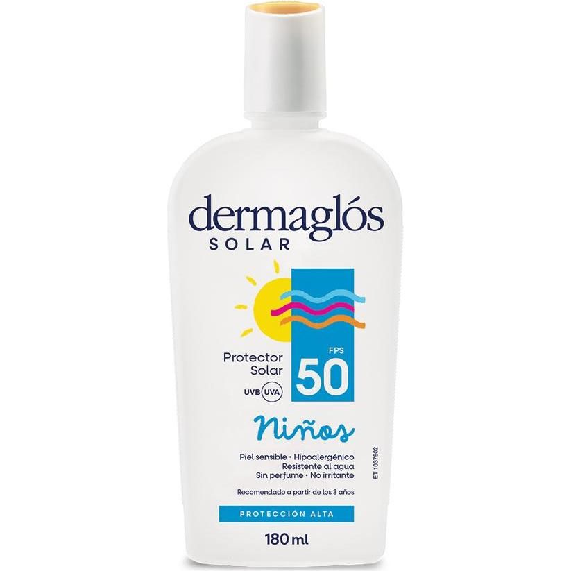 Protector Solar Niños Dermaglós (FPS50) Emulsión 180 ml