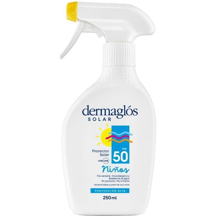 Protector Solar Dermaglós Solar Fps 50 Niños Con Gatillo 250 ml