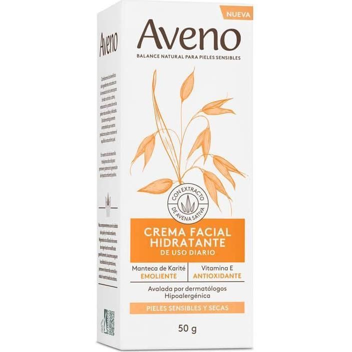 Crema Facial Hidratante Aveno Emoliente 50 g