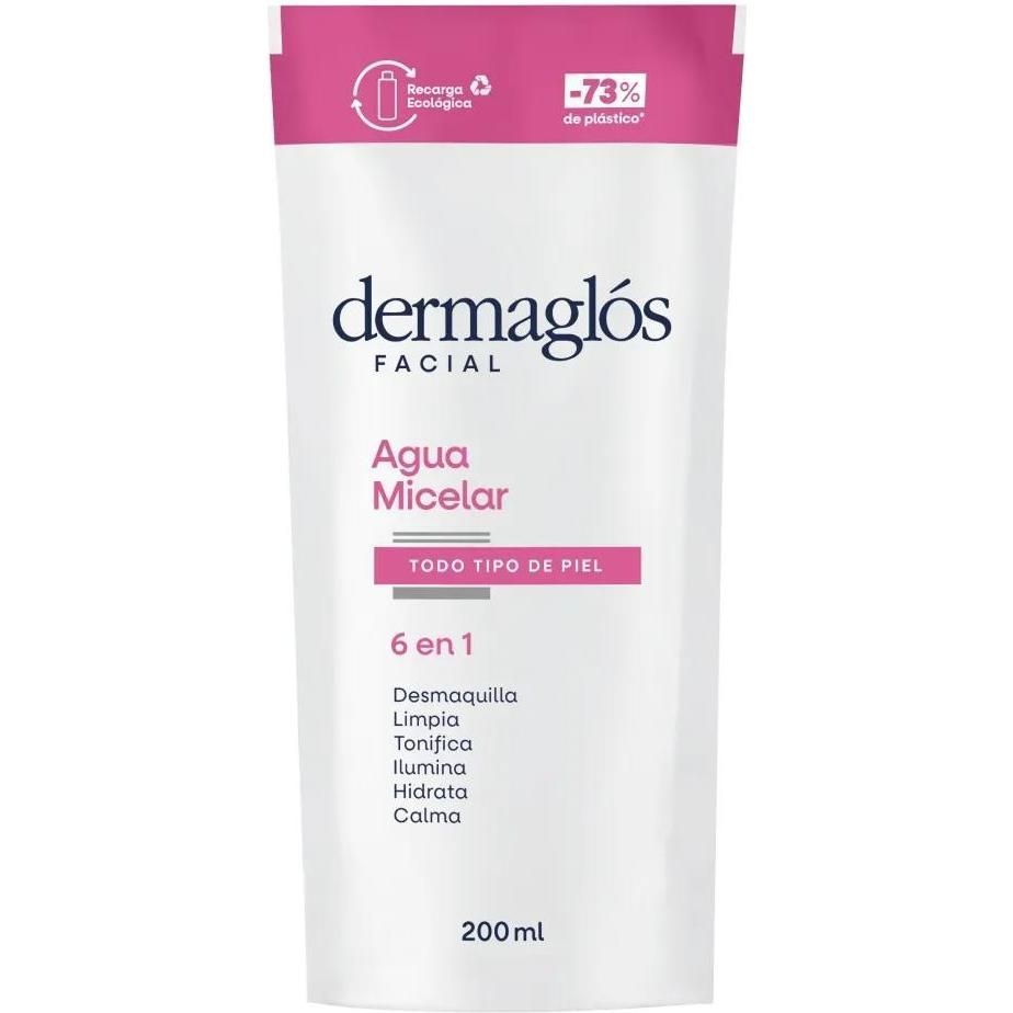 Agua Micelar Dermaglos Facial Refil 200 ml