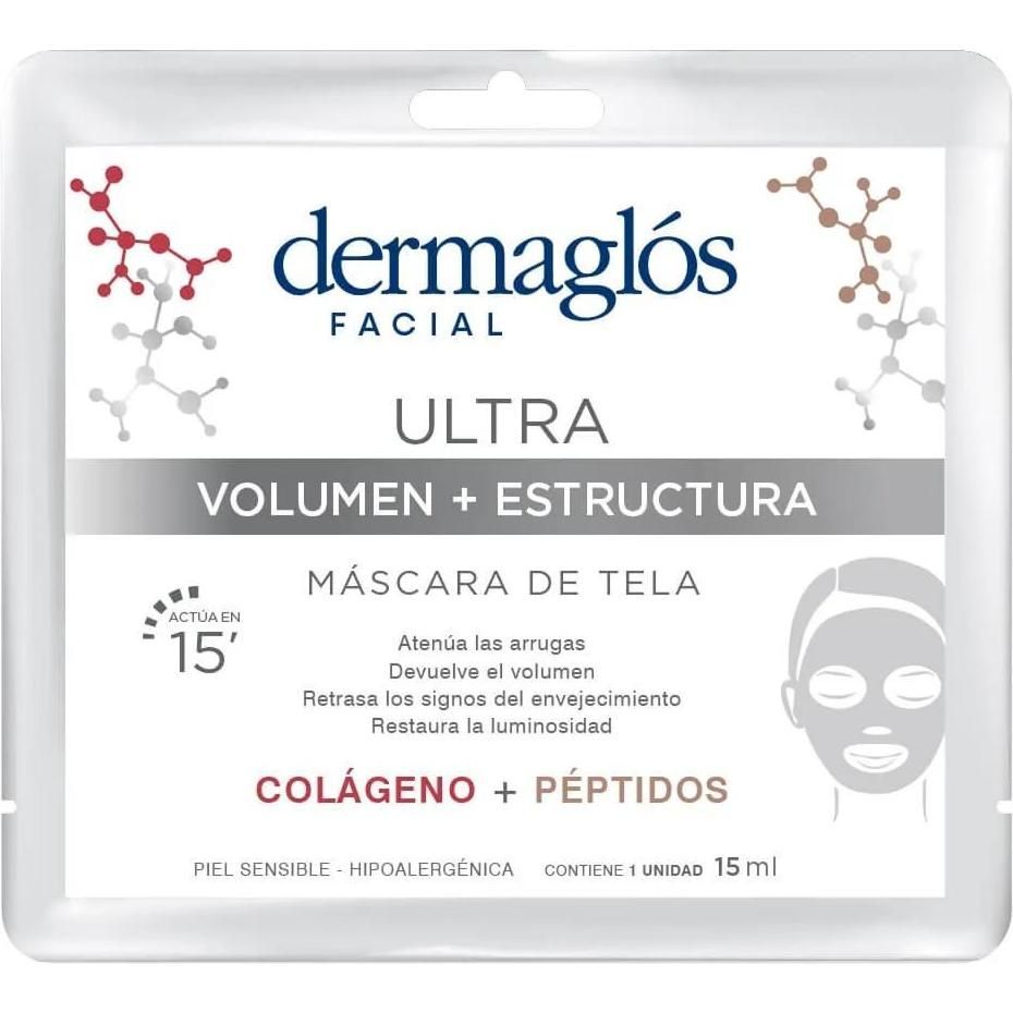 Dermaglos Mascarilla Facial Ultra Volumen + Estructura X15ml