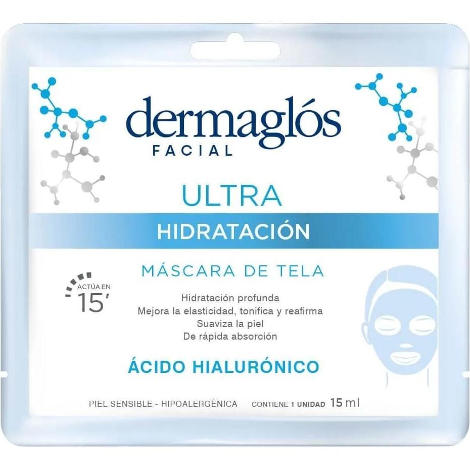Mascarilla Facial Dermaglós Ultra Hidratación 15 ml