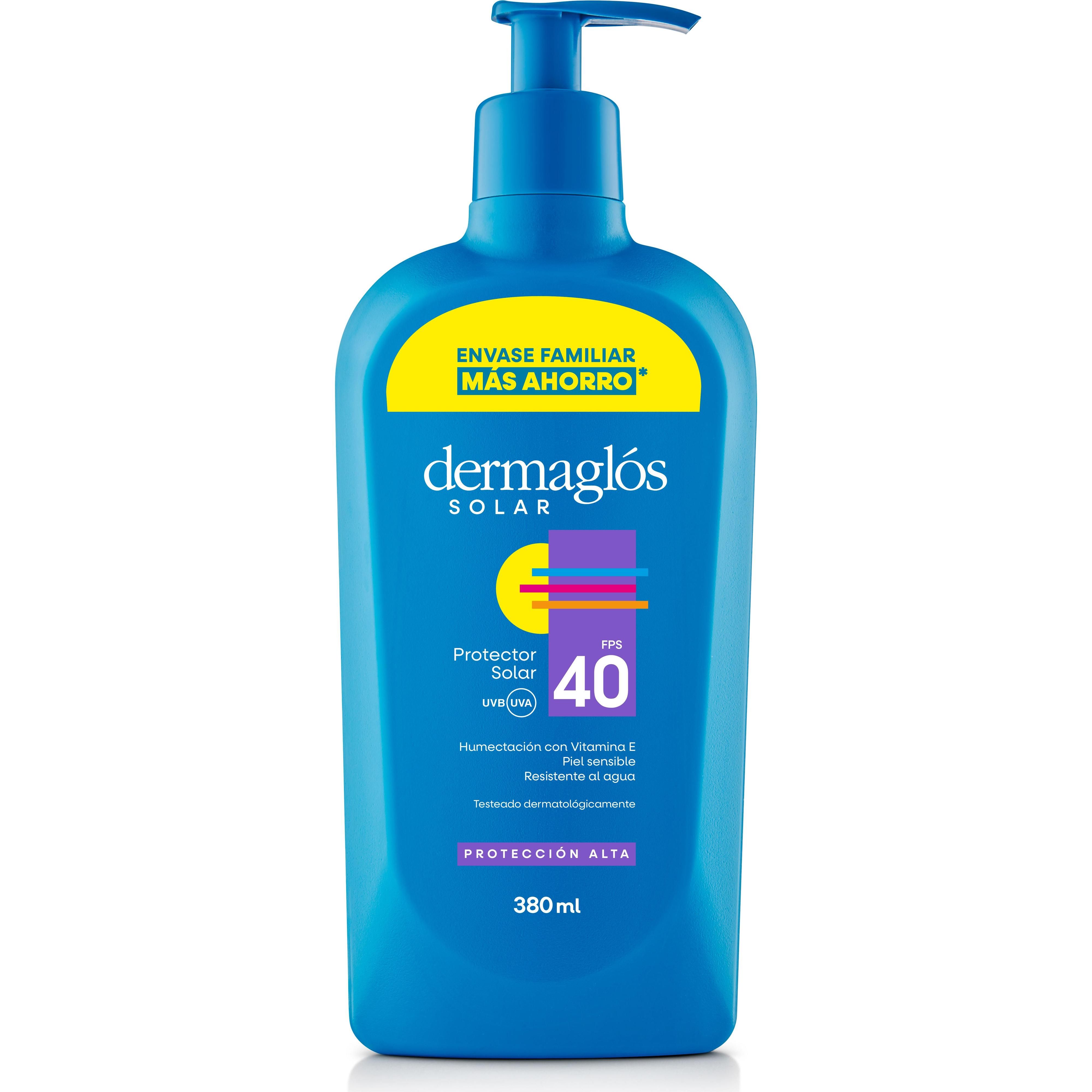 Protector Solar Dermaglós FPS40 Emulsión 380 ml