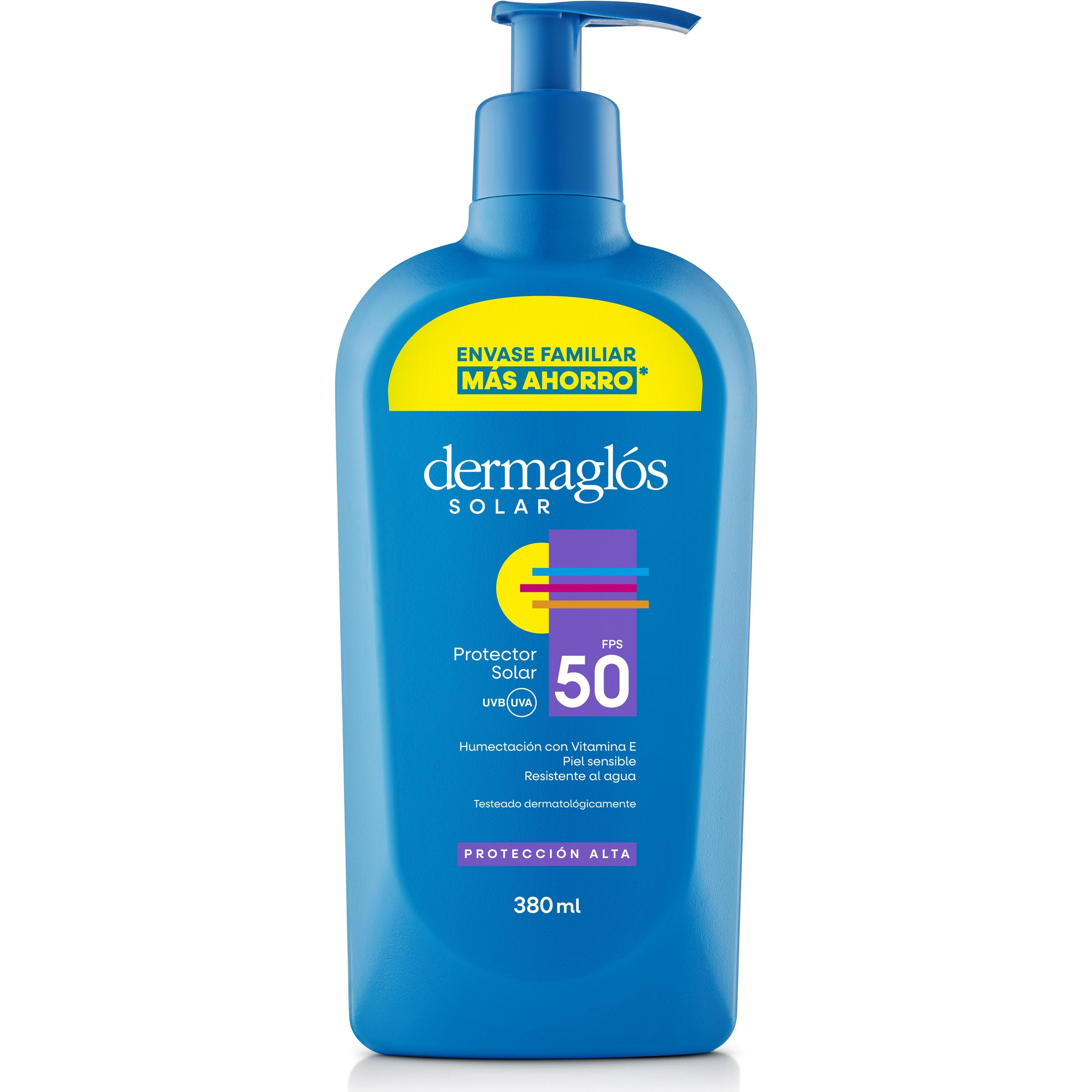Protector Solar Dermaglos FPS 50 Emulsión 380 ml
