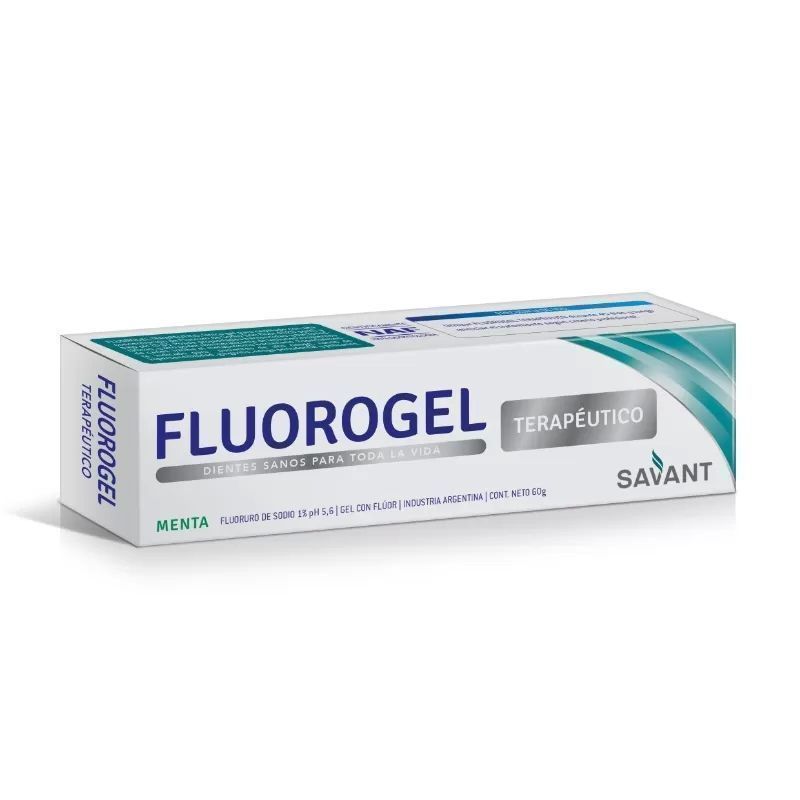 FLUOROGEL TERAPEUTICO MENTA - GEL DENTAL - 60 Gr.