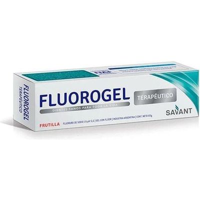 Pasta Dental Fluorogel Terapeutico Frutilla Savant X60G