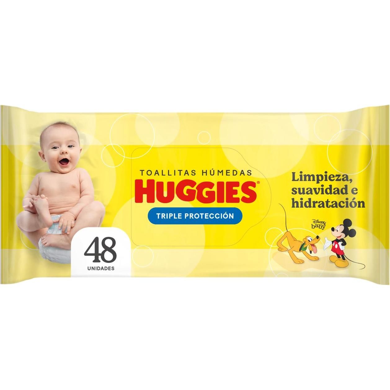Toallas Húmedas Huggies Triple Protección 48 Unidades