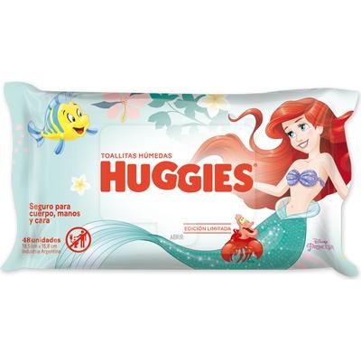 Toallitas Húmedas Huggies 4 en 1 La Sirenita 48 Unidades
