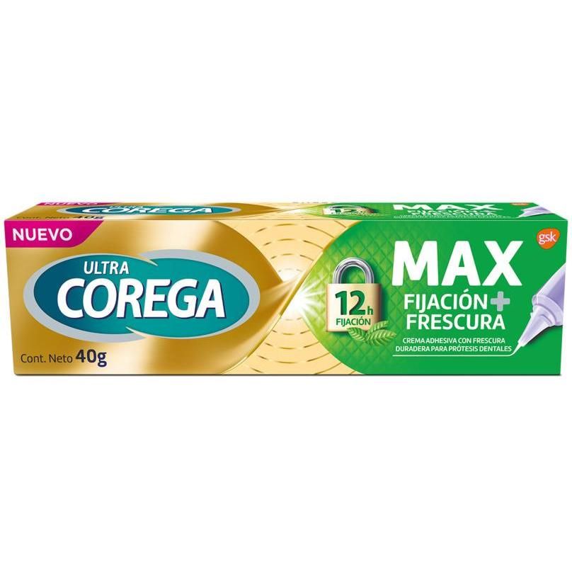 Adhesivo Corega Max Fijación + Frescura 40 g