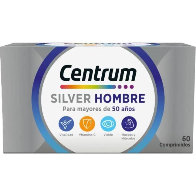 Suplemento Centrum Silver Hombre 60 Tabletas