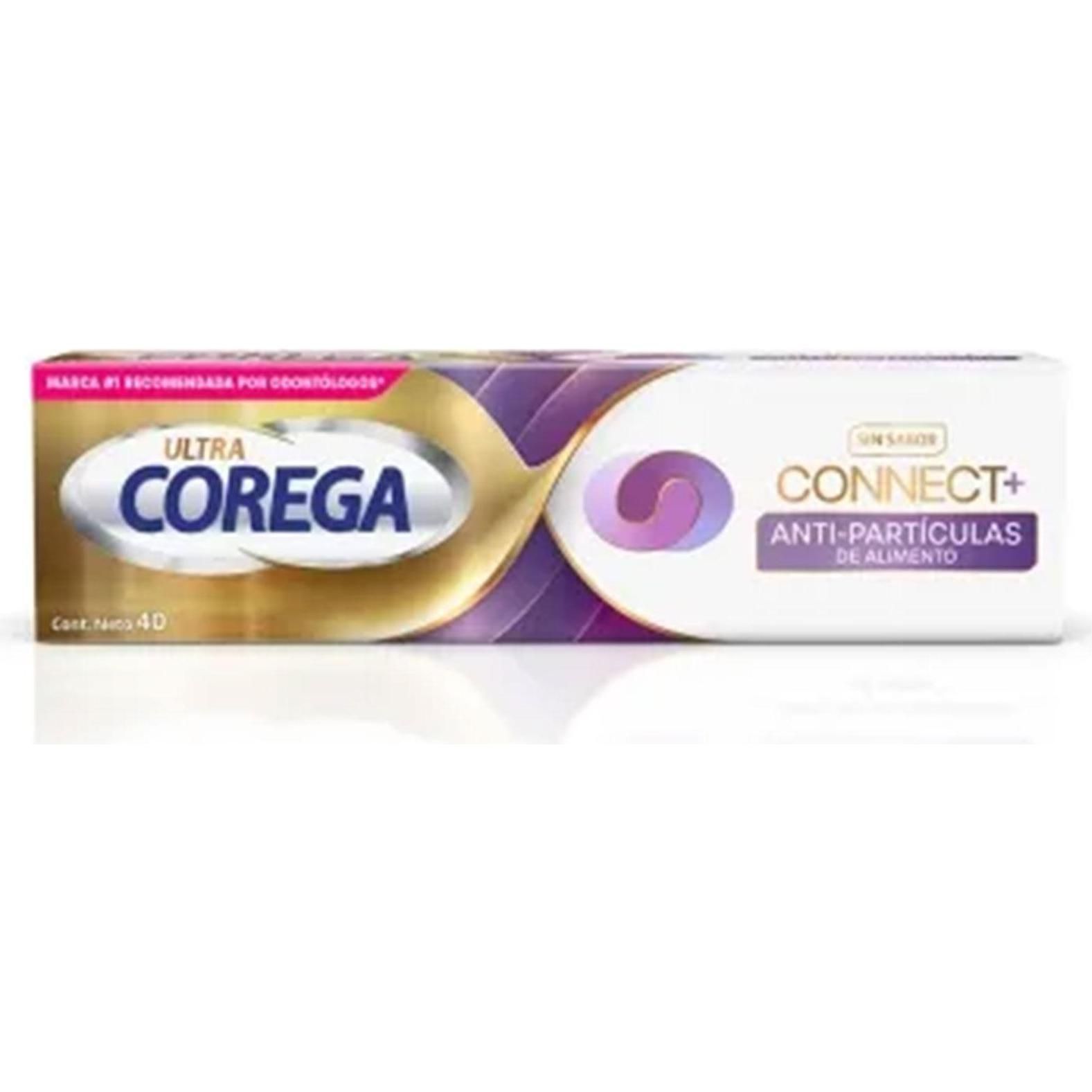 Adhesivo Dental Corega Antipart Alimentos 40 g