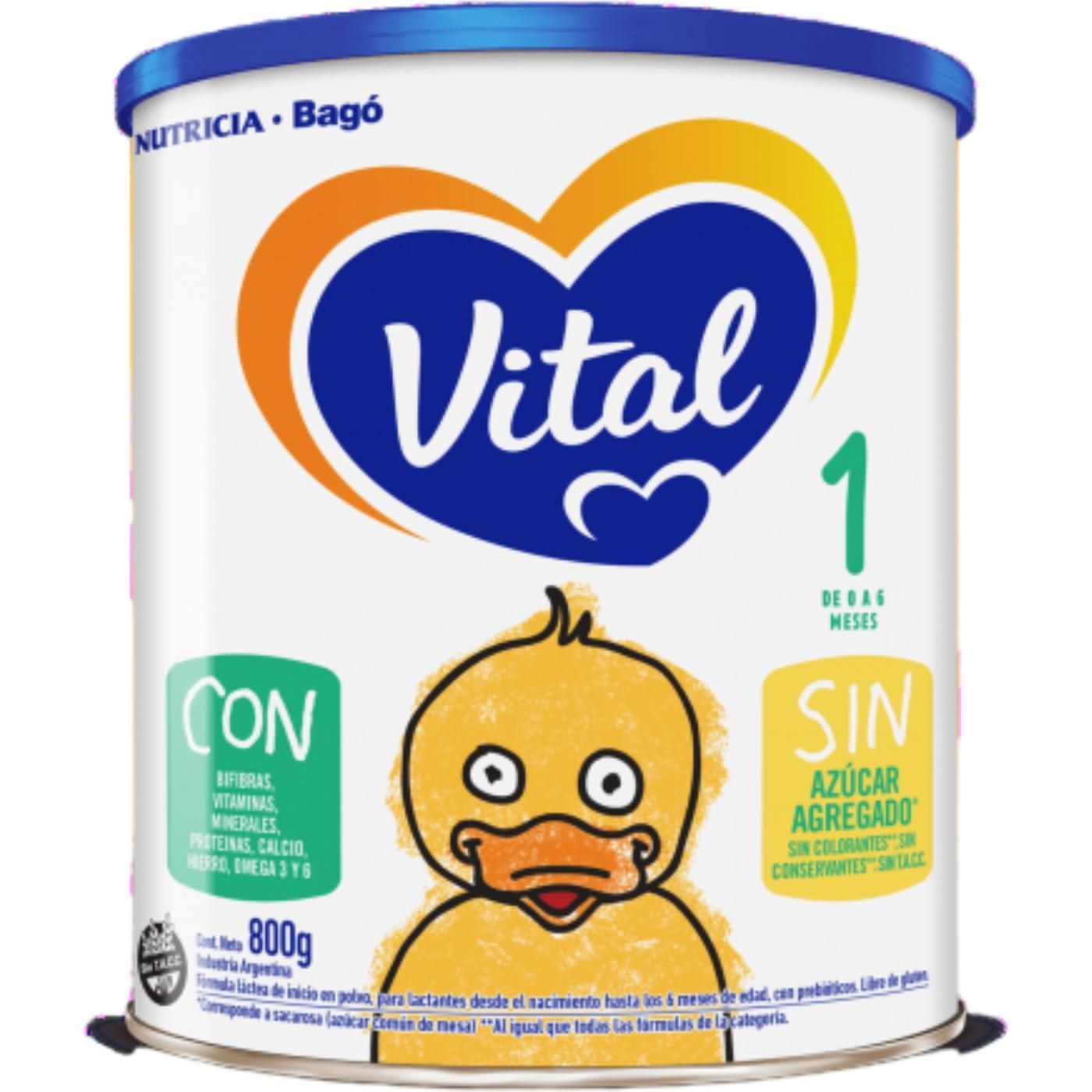 Leche En Polvo Vital Infantil Etapa 1 800 g